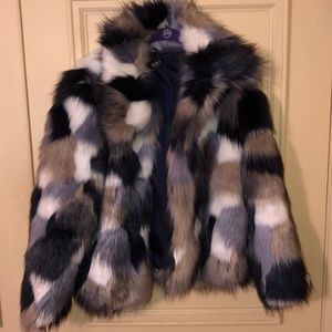 AKIRA faux fur jacket